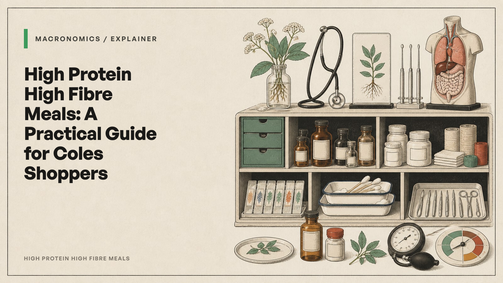 High Protein High Fibre Meals: A Practical Guide for Coles Shoppers